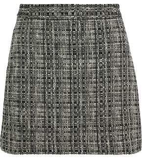Modern Cotton-blend Tweed Mini Skirt