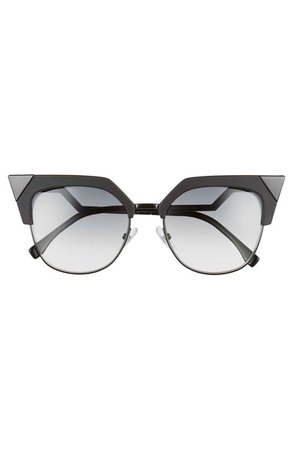 Fendi 54mm Metal Tipped Cat Eye Sunglasses | Nordstrom