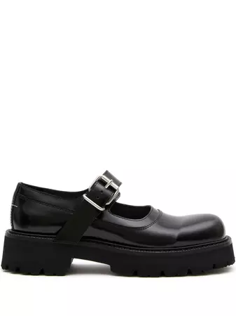 MM6 Maison Margiela  shoes loafers mary jane round-toe Buckled Brogues - Farfetch