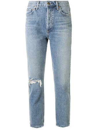 AGOLDE Riley high-rise Cropped Jeans - Farfetch