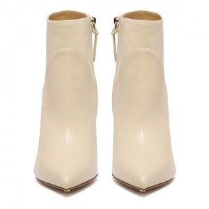 Butter leather ankle boots