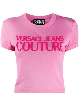 Versace Jeans Couture Camiseta Con Logo Estampado - Farfetch