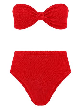 Hunza G Ruby stretch-design bikini set