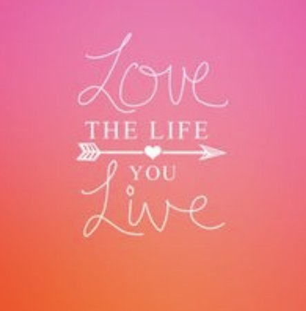 pink and orange quote
