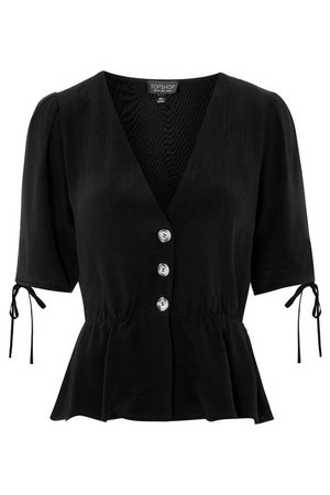 Button Down Tea Blouse - Shirts & Blouses - Clothing - Topshop USA