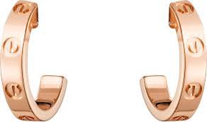 rose gold cartier earring - Google Search