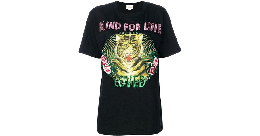 Blind for Love Tiger Print T-Shirt from Gucci - Google Search