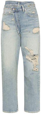 Xovr distressed jeans