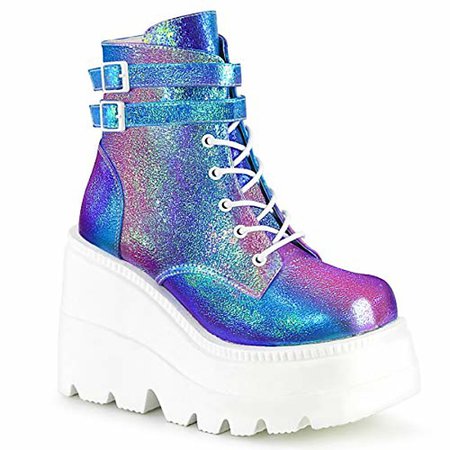 Women's Boots Platform Booties Ankle Boots Sporty Buckle Wedge Daily Walking Shoes Colorful White Black 8121402 2021 – £33.49