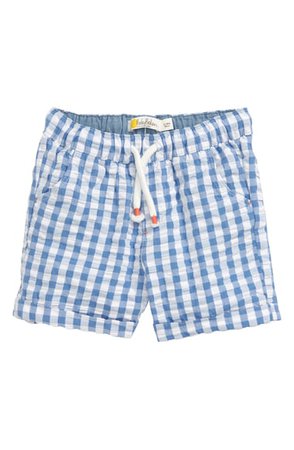 Mini Boden Gingham Check Shorts (Baby) | Nordstrom