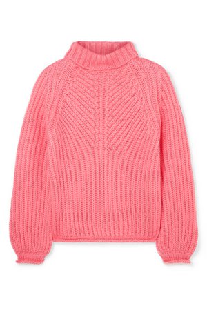 Stine Goya | Nicholas ribbed mohair-blend turtleneck sweater | NET-A-PORTER.COM