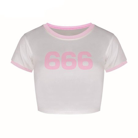 "666" Crop Top – The Littlest Gift Shop