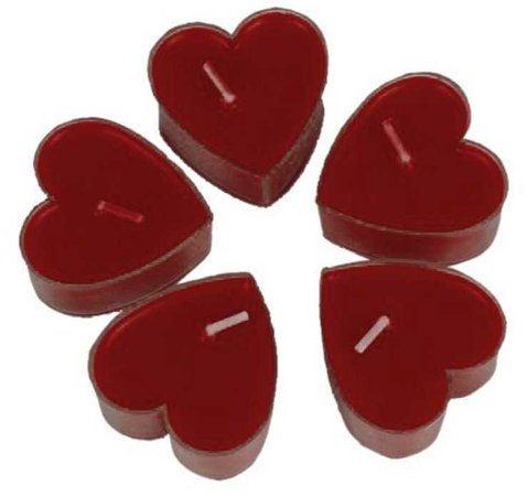 heart shape candles
