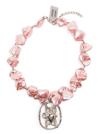 Chopova Lowena shell-embellished Pendant Necklace - Farfetch