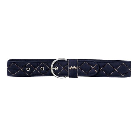 Equine Couture Quilted Belt (Navy)