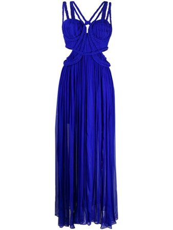 Thurley Braided Detail Flared Dress DR2323 Blue | Farfetch
