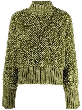 The Attico textured-knit jumper - FARFETCH