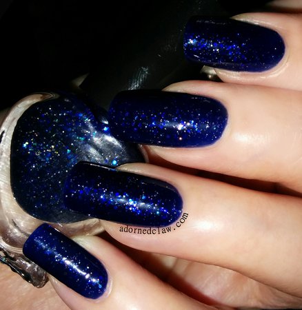 sparkly blue nail polish - Google Search