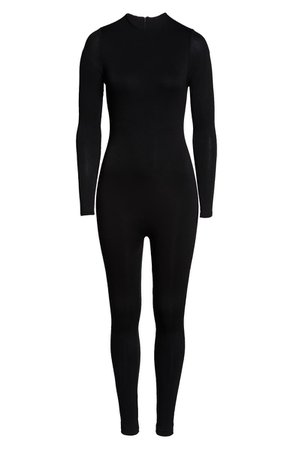 Naked Wardrobe Long Sleeve Jumpsuit | black
