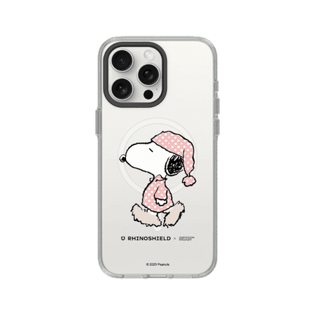 RHINOSHIELD X Snoopy Clear Case (MagSafe compatible) iPhone 15 Pro Max