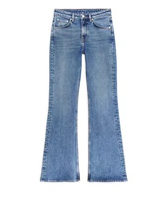 FLARED Stretch Jeans - Blue - Jeans - ARKET NO