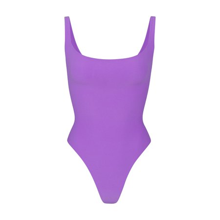 Fits Everybody Square Neck Bodysuit - Ultra Violet | SKIMS
