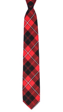 Jack Spade Plaid Tie in Red