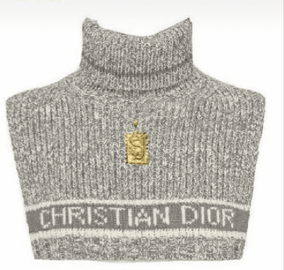 grey Christian Dior sweater vest
