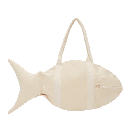 Bode - Off-White Canvas Fish Bag