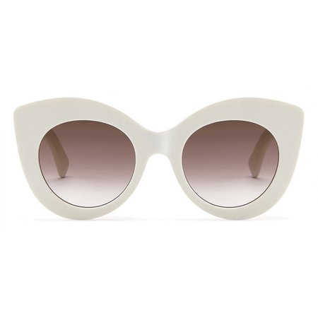 white cat eye sunglasses - Google Search