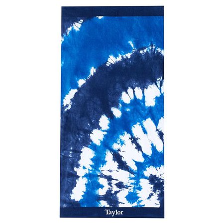 Tie Dye Burst Beach Towel, Blue | Pottery Barn Teen