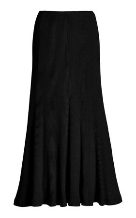 Mara Hoffman Meda Ribbed Cotton-Knit Midi Skirt By Mara Hoffman | Moda Operandi
