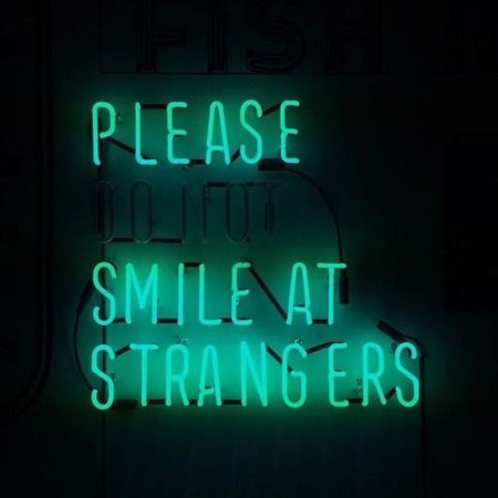 Green Aesthetic Please Smile At Strangers