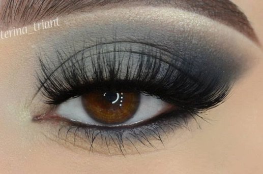 Gray Eye Makeup