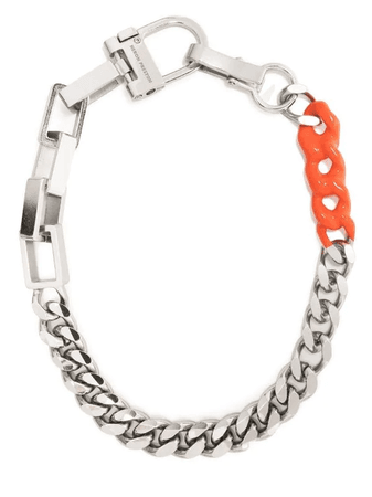 Heron Preston mixed link chain necklace
