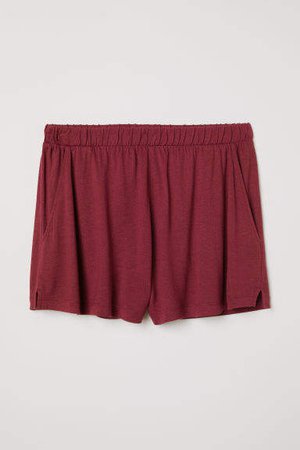 Wide-cut Shorts - Pink