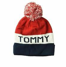 Tommy Hilfiger Men's Pom Beanie Warm Winter Hat Red White Blue NWT - Google Search