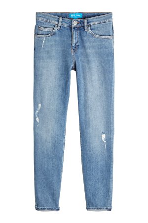 Skinny Cropped Jeans Gr. 30
