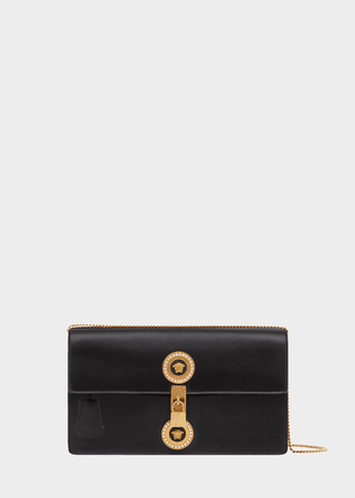 Versace Icon Leather Clutch for Women | US Online Store