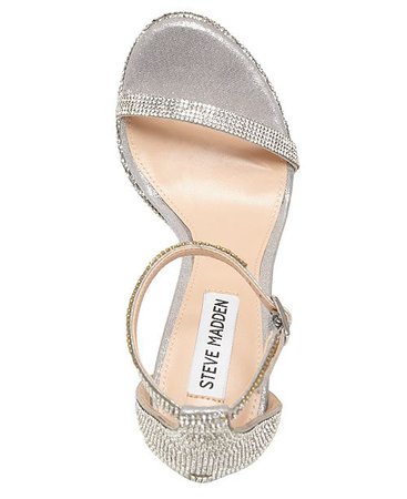 Steve Madden Milano Platform Dress Sandals & Reviews - Sandals & Flip Flops - Shoes - Macy's silver