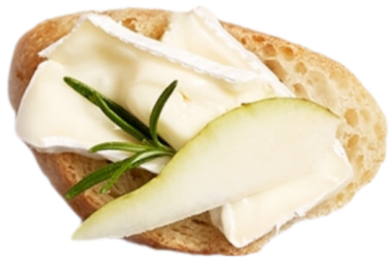 Pear Brie Crostini