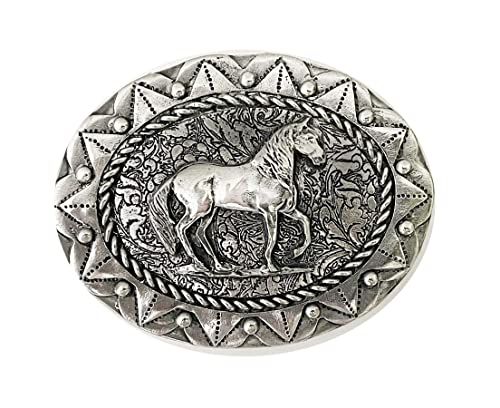 Amazon.com: Western Paso Fino Horse Concho belt buckle with horse gaiting, solid polished pewter : Handmade Products