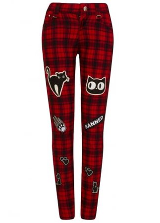 BANNED APPAREL Brixton Checked Jeans