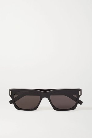 Black Square-frame acetate sunglasses | SAINT LAURENT | NET-A-PORTER