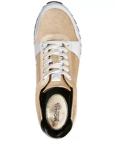 Pale Gold Michael Kors Billie Trainer Sneakers & Reviews - Athletic Shoes & Sneakers - Shoes - Macy's