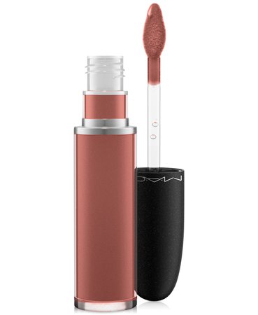 Lipstick MAC Retro Matte Liquid Topped With Brandy & Reviews - Makeup - Beauty - Macy's