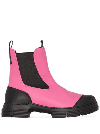 Shop GANNI pull-on ankle boots with Express Delivery - FARFETCH