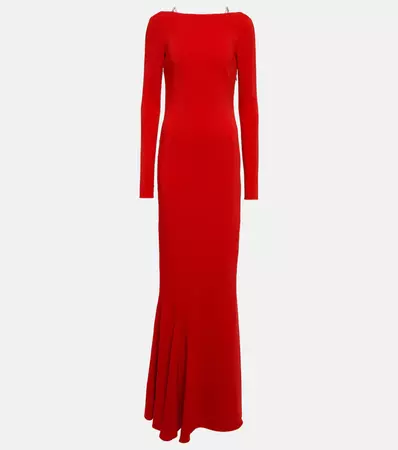Embellished Crepe Gown in Red - Givenchy | Mytheresa