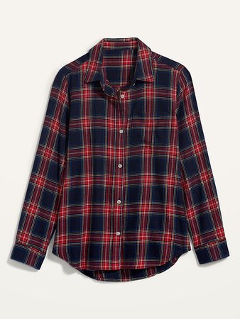 Classic Plaid Flannel Shirt for Women | Old Navy