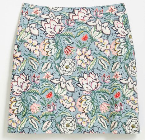 loft floral skirt